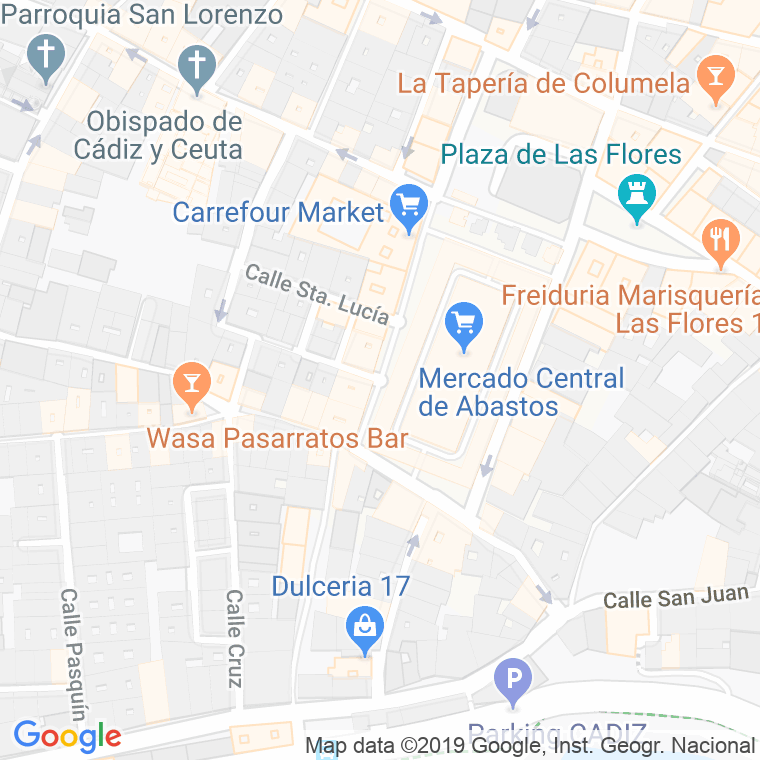 Código Postal calle Libertad en Cádiz