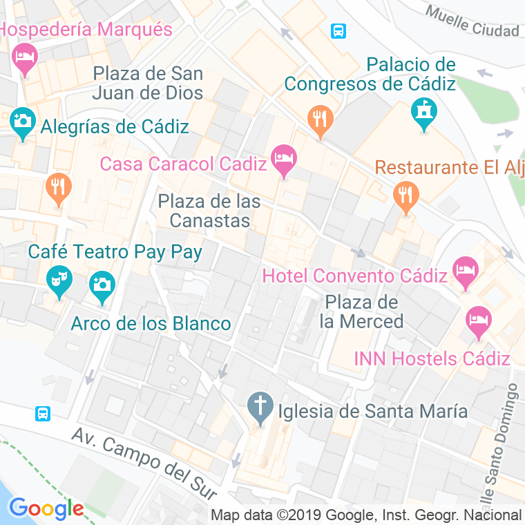 Código Postal calle Suarez De Salazar en Cádiz