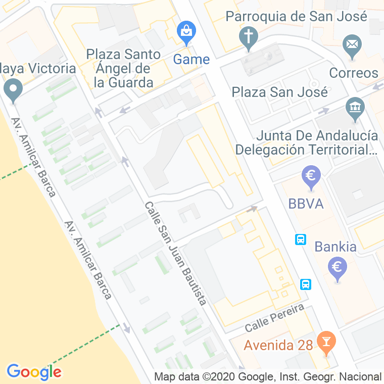 Código Postal calle San Leonardo, pasaje en Cádiz