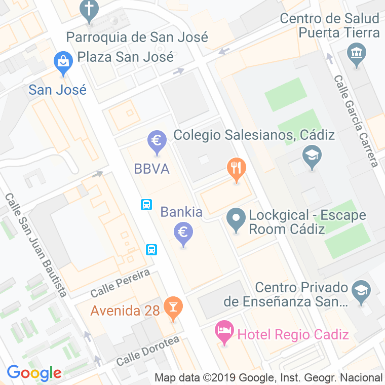 Código Postal calle Balbos, Los en Cádiz