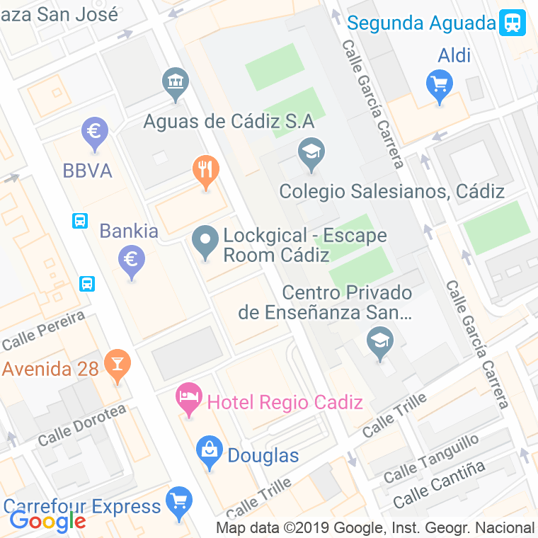 Código Postal calle Cronos en Cádiz