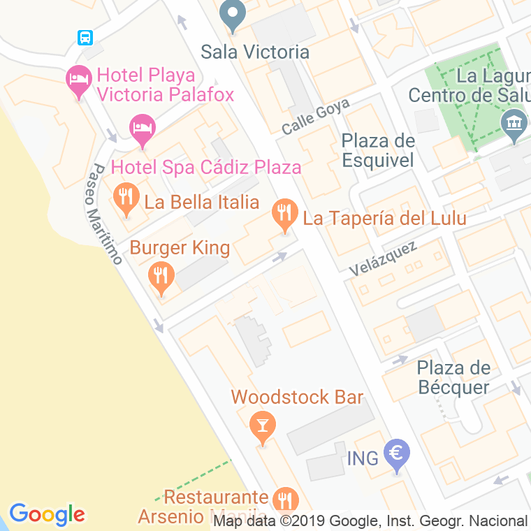 Código Postal calle Doctor Herrera Quevedo en Cádiz