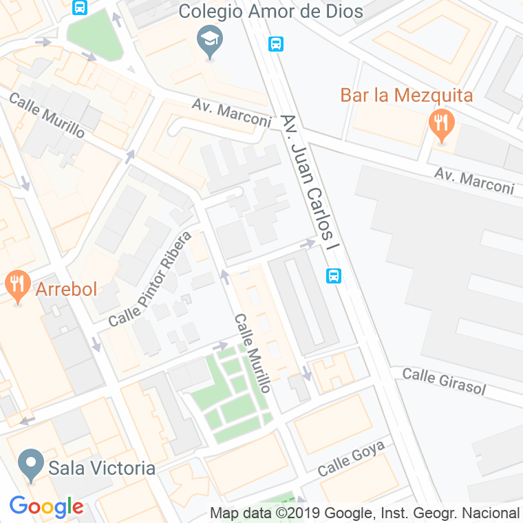 Código Postal calle Justo Ruiz Luna en Cádiz