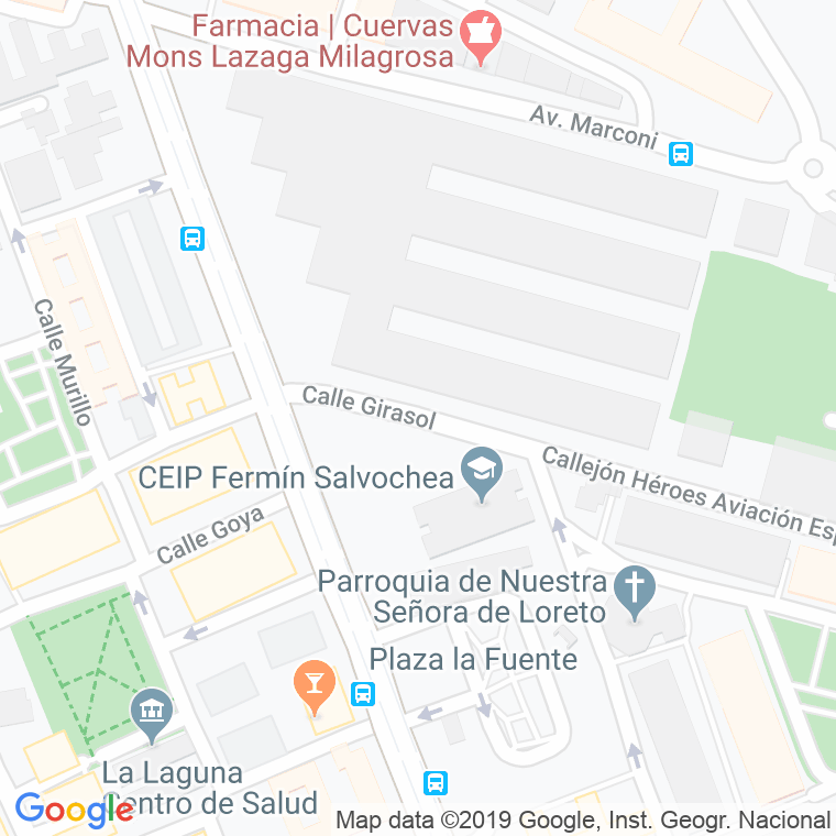 Código Postal calle Girasol en Cádiz
