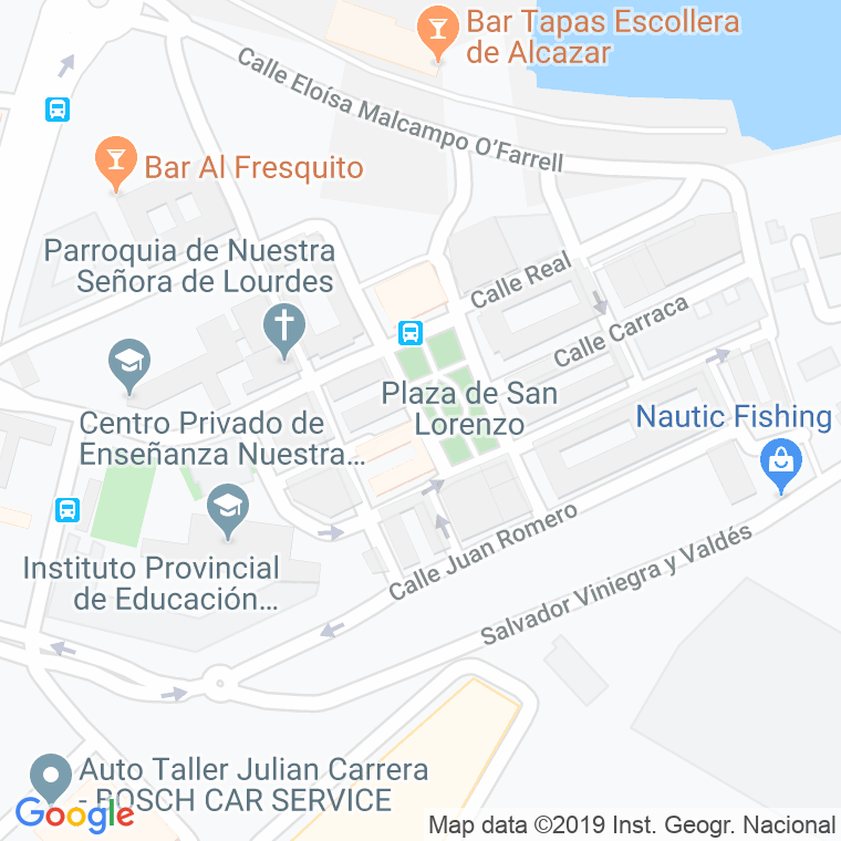 Código Postal calle San Lorenzo en Cádiz