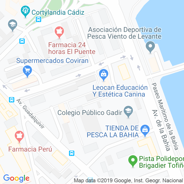 Código Postal calle Jorje Juan en Cádiz