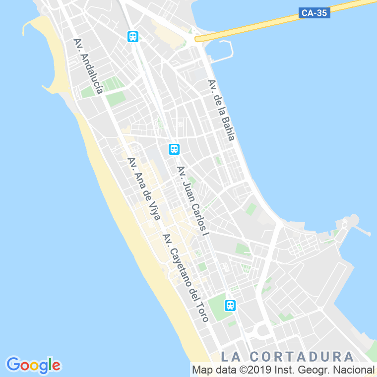 Código Postal calle Juan Carlos I, avenida (Impares Del 31 Al 41) en Cádiz