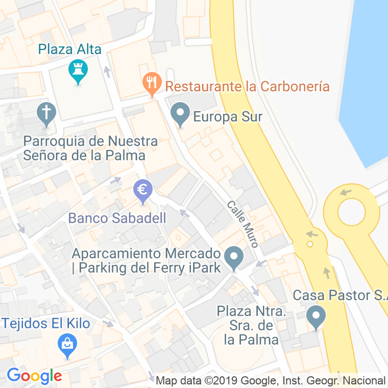 Código Postal calle Bilbao en Algeciras