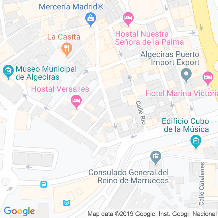 Código Postal calle Duque De Almodovar en Algeciras