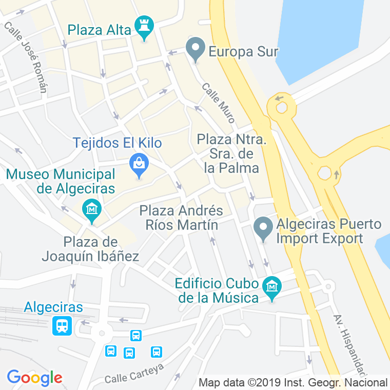 Código Postal calle Felipe Antonio Badilla en Algeciras