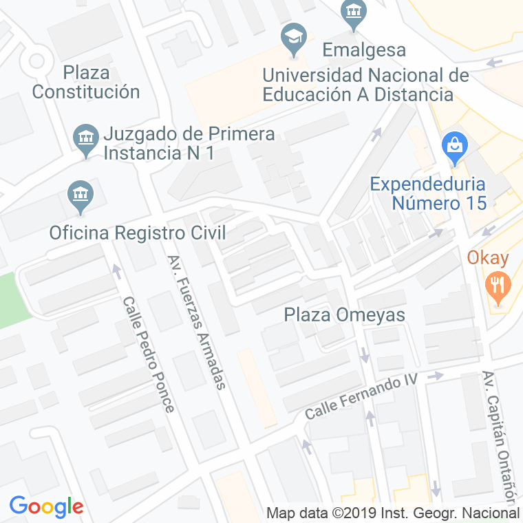 Código Postal calle Picos De Europa en Algeciras