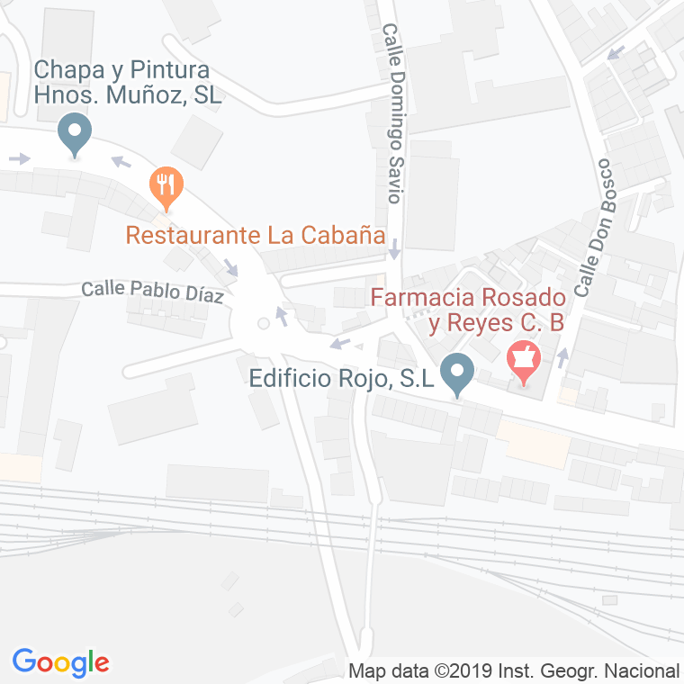 Código Postal calle Agustin Balsamo, glorieta en Algeciras
