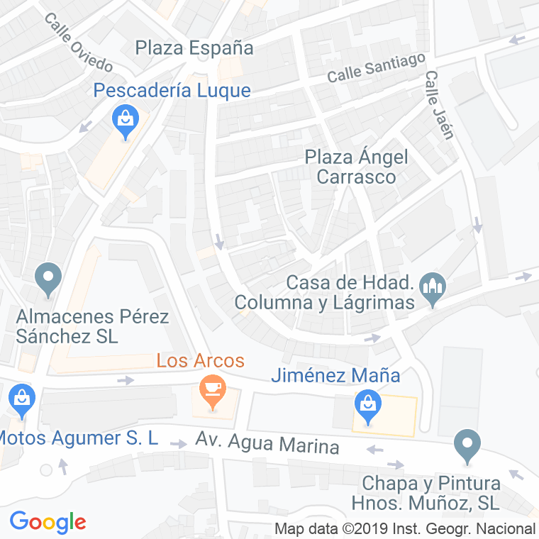 Código Postal calle Cuenca en Algeciras