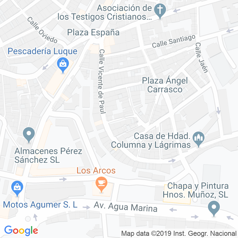 Código Postal calle Guadalajara en Algeciras