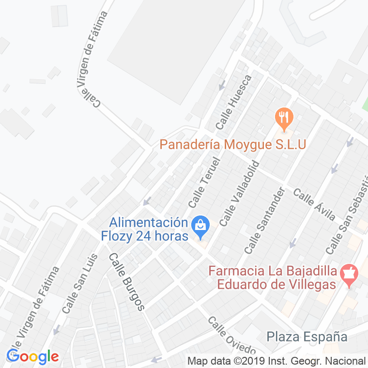Código Postal calle Huesca en Algeciras
