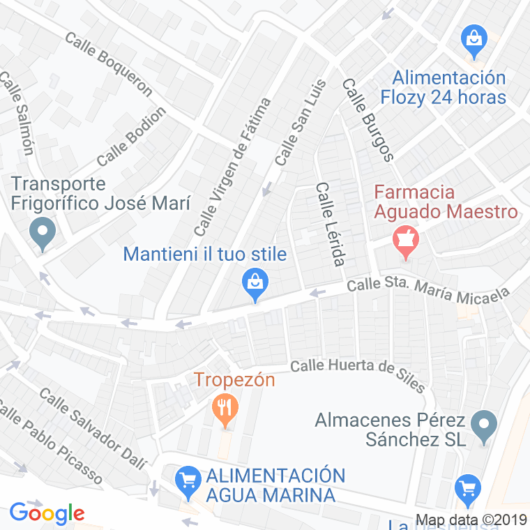 Código Postal calle Logroño en Algeciras