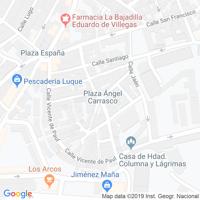 Código Postal calle Murcia en Algeciras