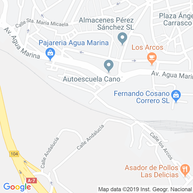 Código Postal calle Perlita, La en Algeciras