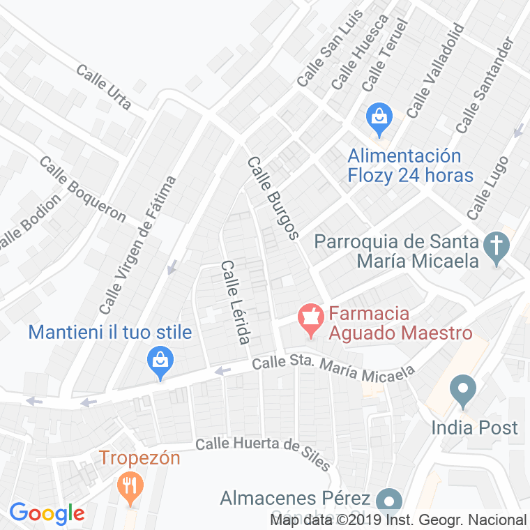 Código Postal calle Pontevedra en Algeciras