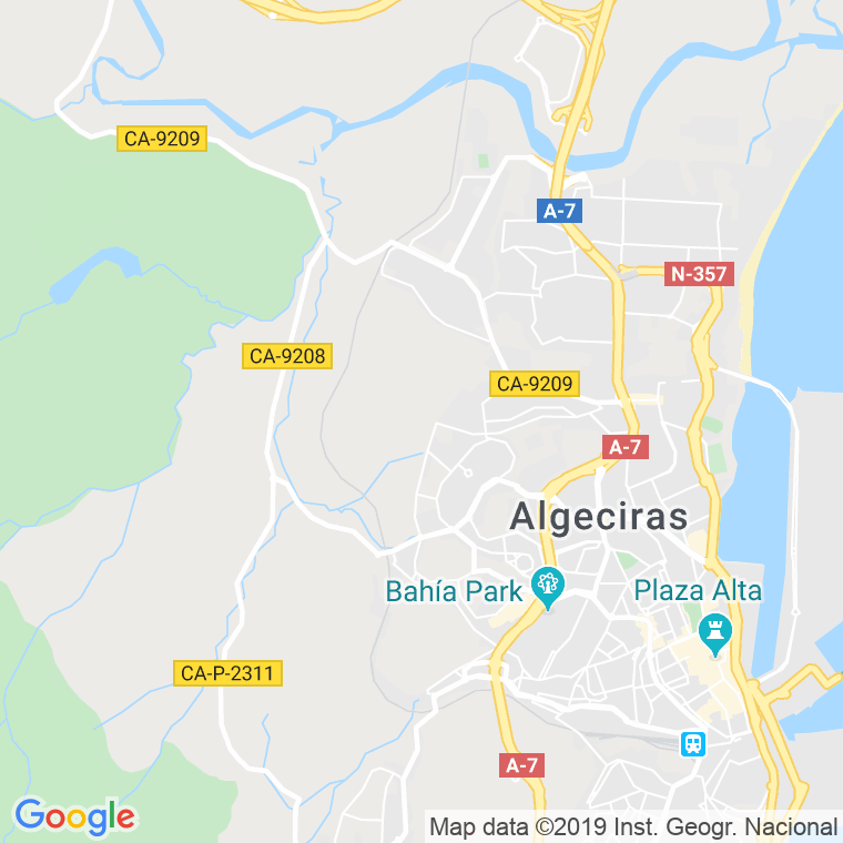 Código Postal calle Asarina en Algeciras