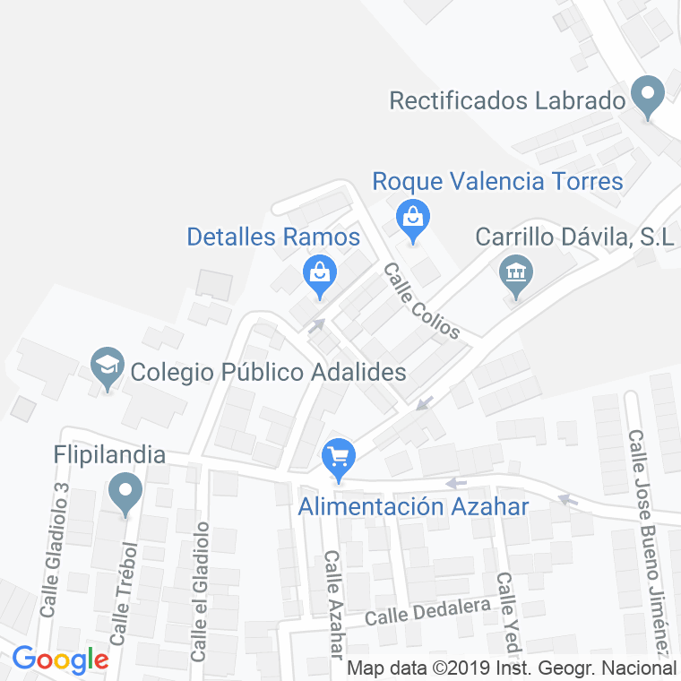 Código Postal calle Clavel en Algeciras