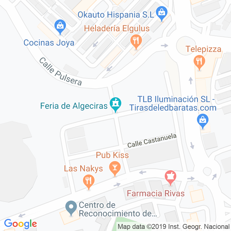 Código Postal calle Feria De Algeciras, edificio en Algeciras