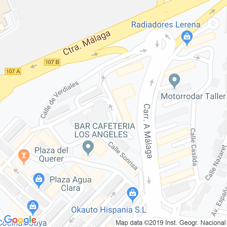 Código Postal calle Giralda en Algeciras