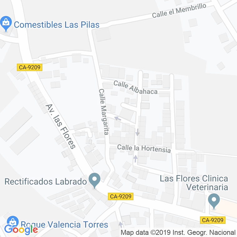 Código Postal calle Jazmin en Algeciras