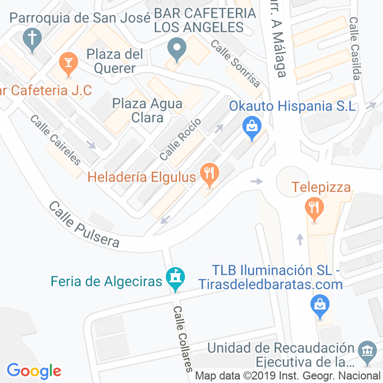 Código Postal calle Luna, De, rincon en Algeciras