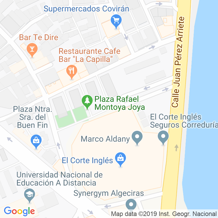 Código Postal calle Manuel De Falla en Algeciras