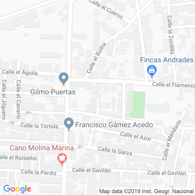 Código Postal calle Abejaruco, El en Algeciras