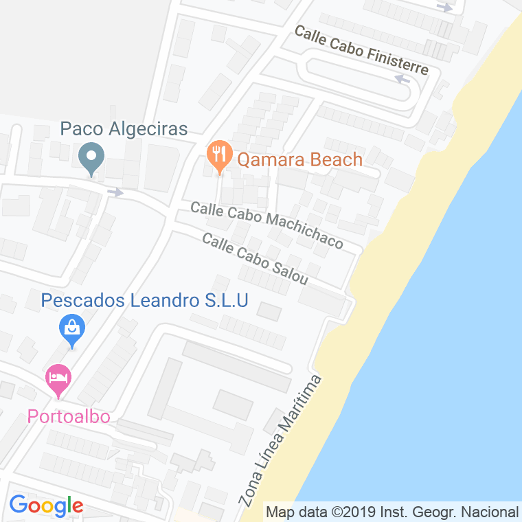 Código Postal calle Cabo Salou en Algeciras