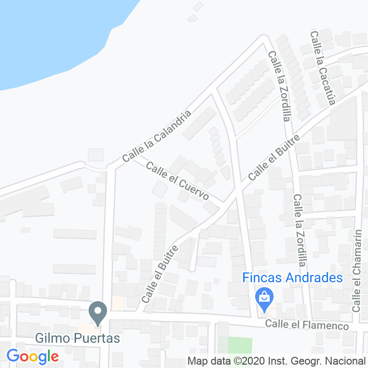 Código Postal calle Cuervo, El en Algeciras