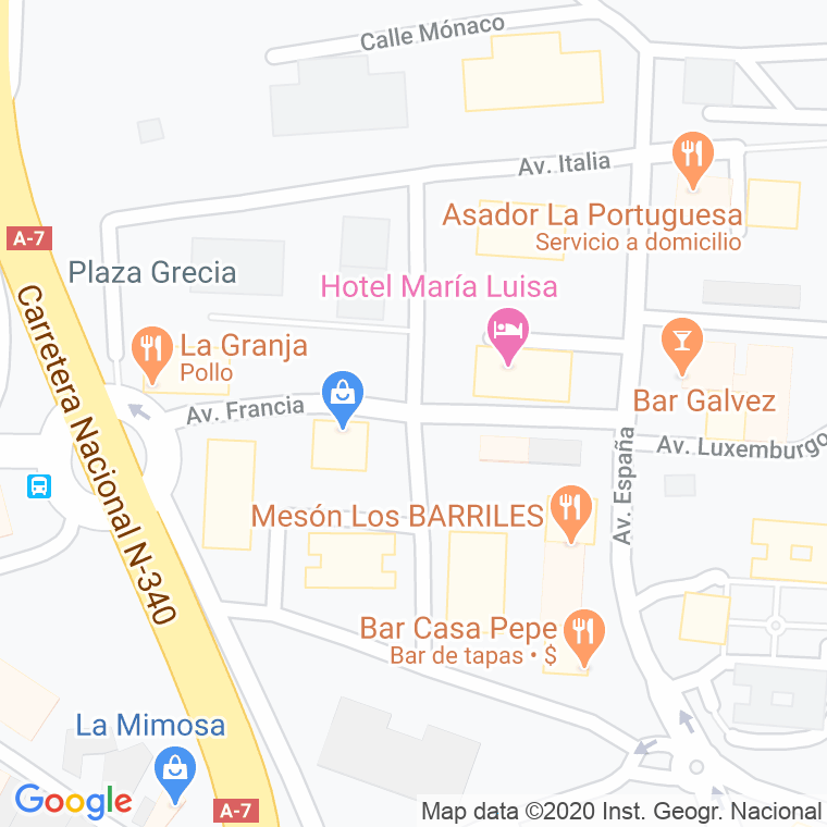 Código Postal Calle Francia Avenida En Algeciras Codigopostaldees 9685