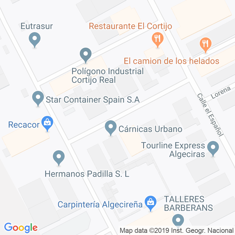 Código Postal calle Amigos, Los en Algeciras