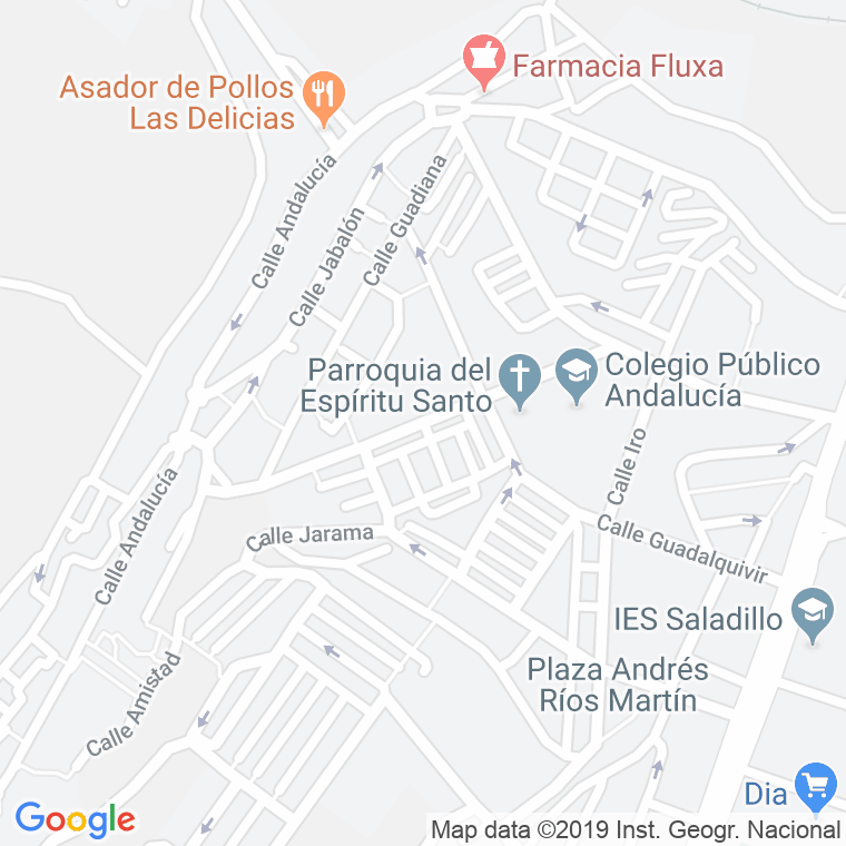 Código Postal calle Espiritu Santo en Algeciras