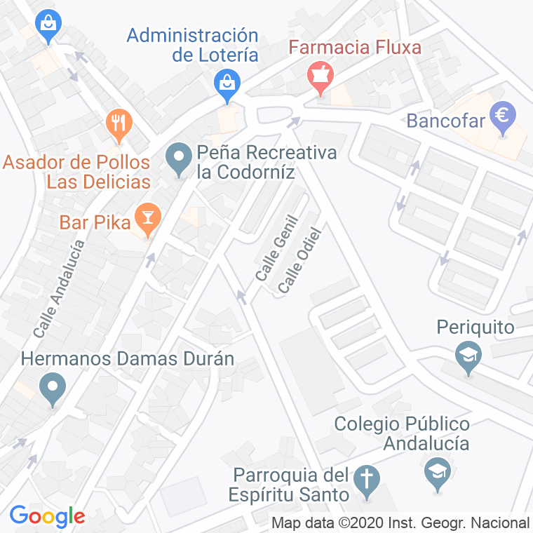 Código Postal calle Genil en Algeciras