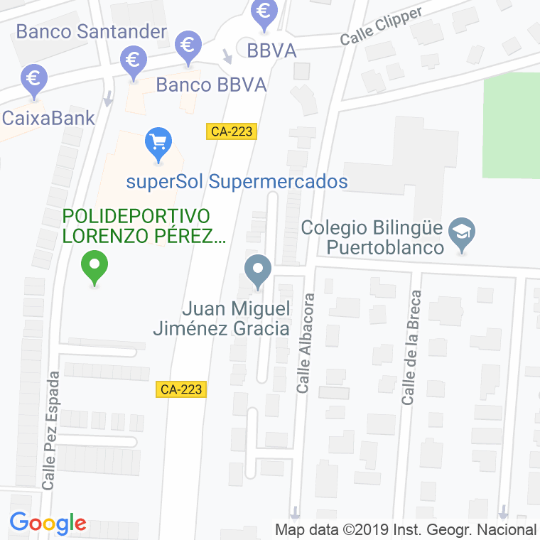 Código Postal calle Bogavante en Algeciras