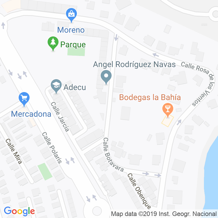 Código Postal calle Botavara en Algeciras