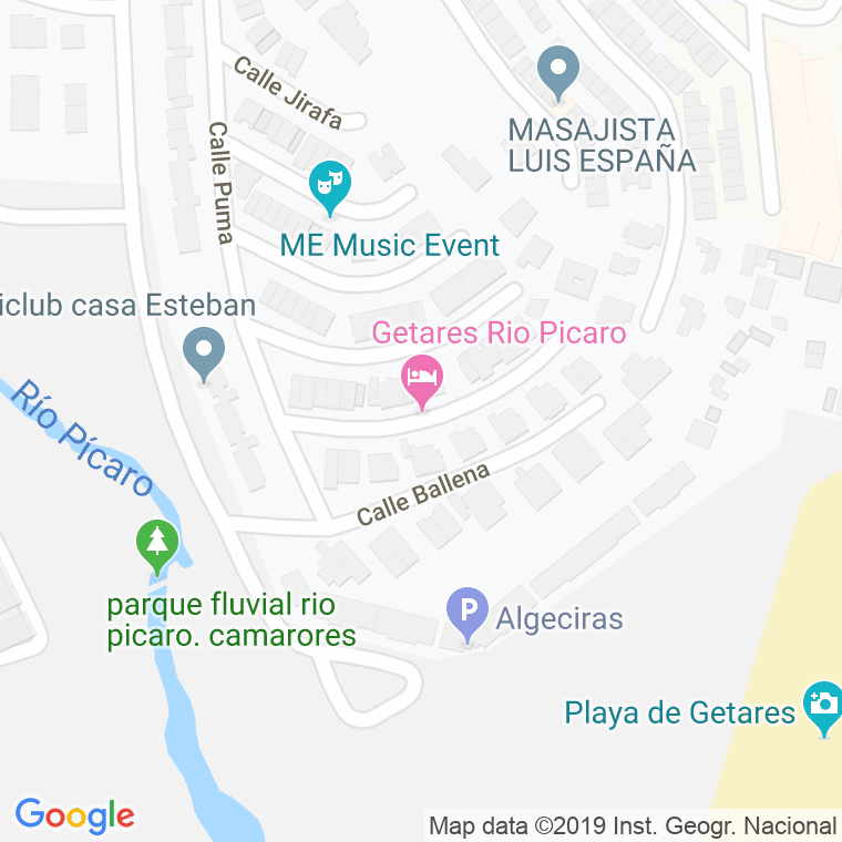 Código Postal calle Cangrejo en Algeciras