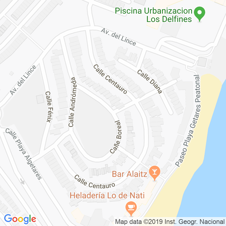 Código Postal calle Centauro en Algeciras