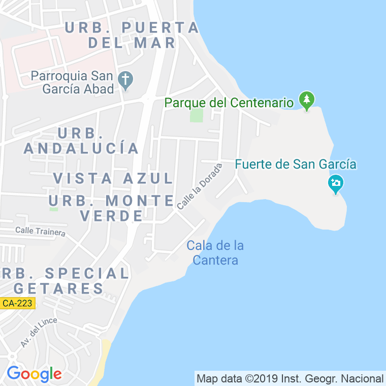 Código Postal calle Dorada, De La en Algeciras