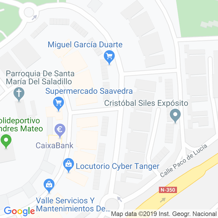 Código Postal calle Eusebio Delgado, paseo en Algeciras