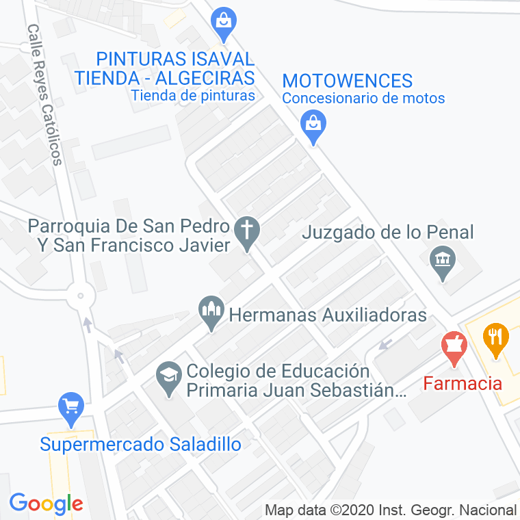 Código Postal calle Federico Mayo en Algeciras