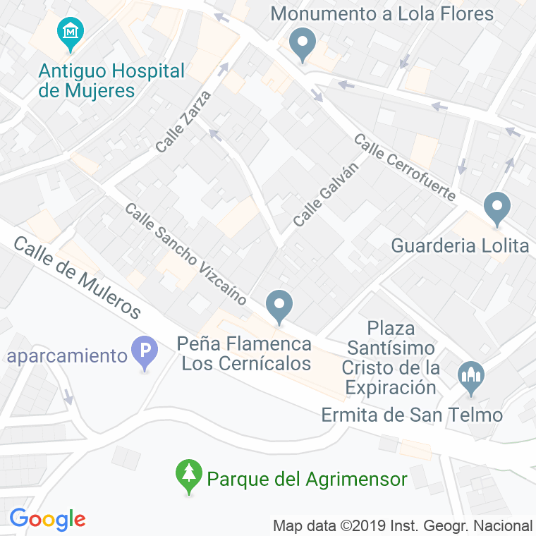 Código Postal calle Duende en Jerez de la Frontera