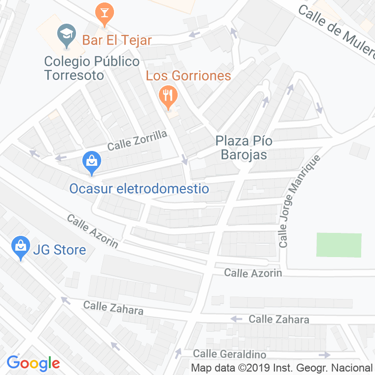 Código Postal calle Larra en Jerez de la Frontera