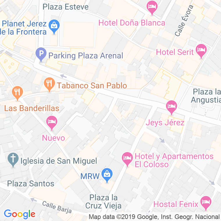 Código Postal calle Castilla en Jerez de la Frontera
