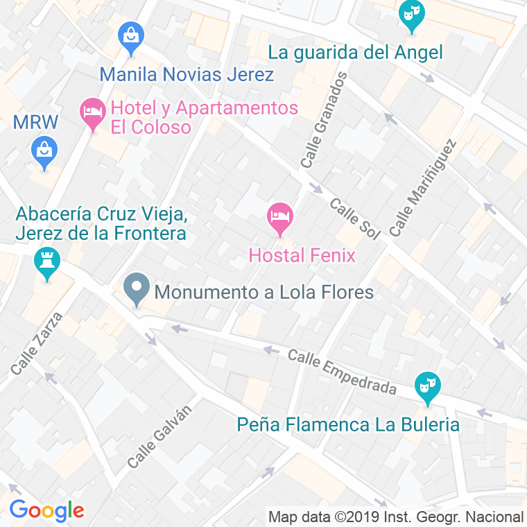 Código Postal calle Cazon en Jerez de la Frontera