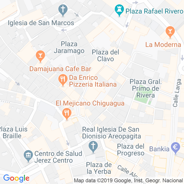 Código Postal calle Fatima en Jerez de la Frontera
