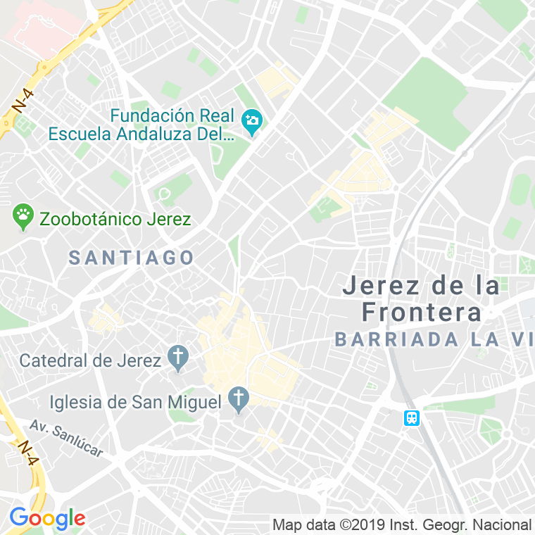 Código Postal calle Reyes Catolicos, De Los, plaza en Jerez de la Frontera